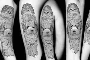 i want a lagotto romagnolo tattoo in an avatar. tattoo idea