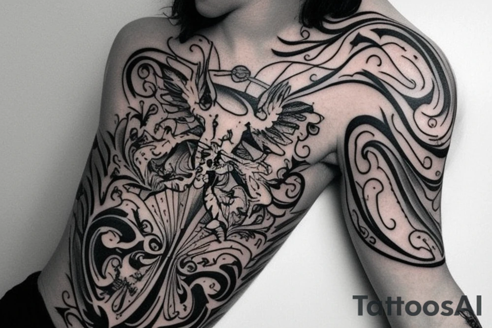 i want a tattoo of the elder wand in harry potter tattoo idea