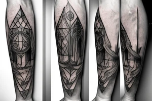 elder wand in harry potter on my forearm tattoo idea