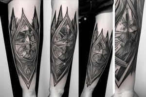 elder wand in harry potter on my forearm tattoo idea