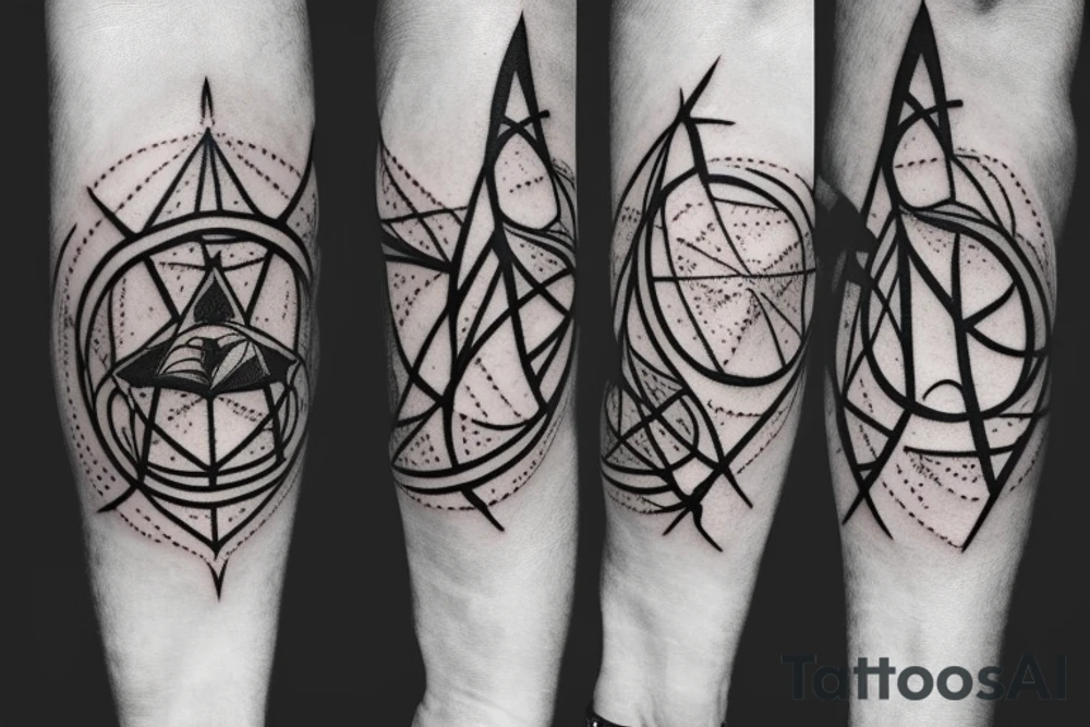 elder wand in harry potter on my forearm tattoo idea