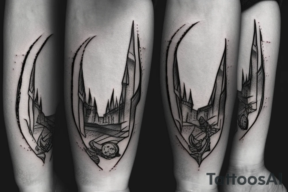elder wand in harry potter on my forearm tattoo idea