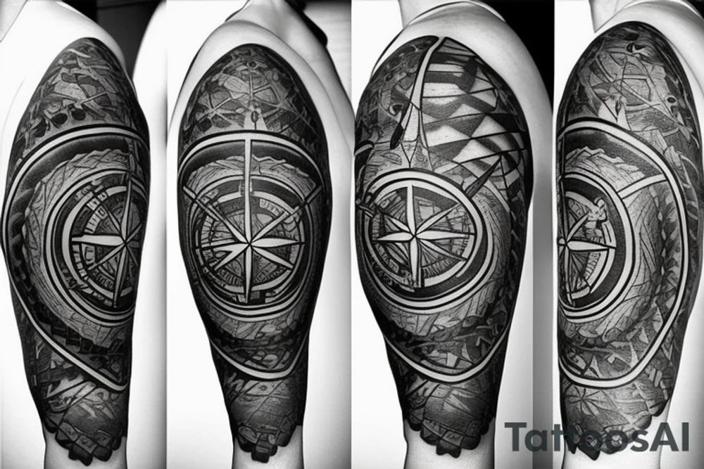 Compass tattoo tattoo idea