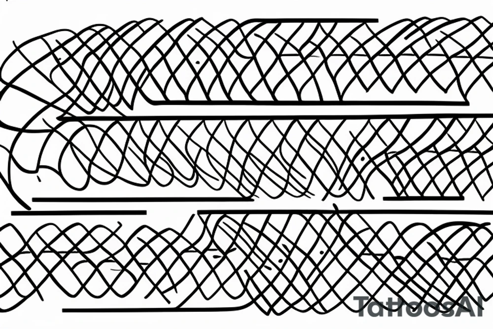 A simple line tattoo that is a dna strand with the letters T, Z, and P designed into the strand. tattoo idea