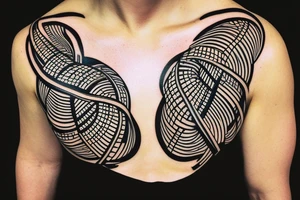 A single DNA helix strand, with the letters T, Z, and P inside the strand tattoo idea