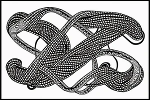 A single DNA helix strand, with the letters T, Z, and P inside the strand tattoo idea