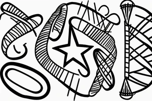 A single strand of DNA, as it is most commonly represented tattoo idea