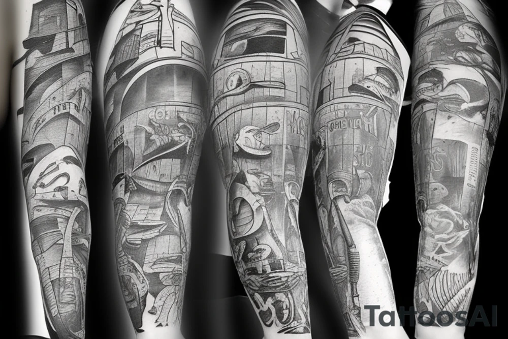 USS Sea Robin (SS-407) tattoo idea