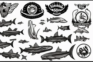 USS Sea Robin SS-407 submarine logo

USS Sea Robin Submarine Crest tattoo idea