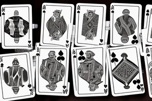 Wildcard playing cards tattoo idea