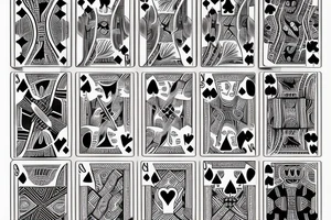 Wildcard playing cards tattoo idea