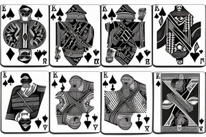 Wildcard playing cards tattoo idea