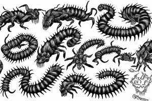 centipede tattoo idea