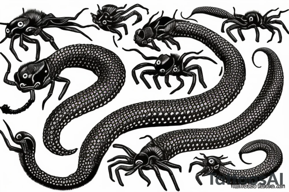 centipede tattoo idea