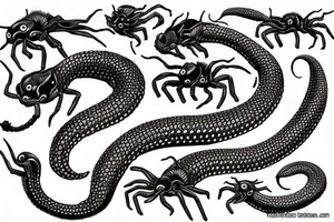 centipede tattoo idea