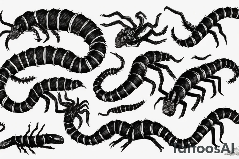 centipede tattoo idea