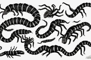 centipede tattoo idea
