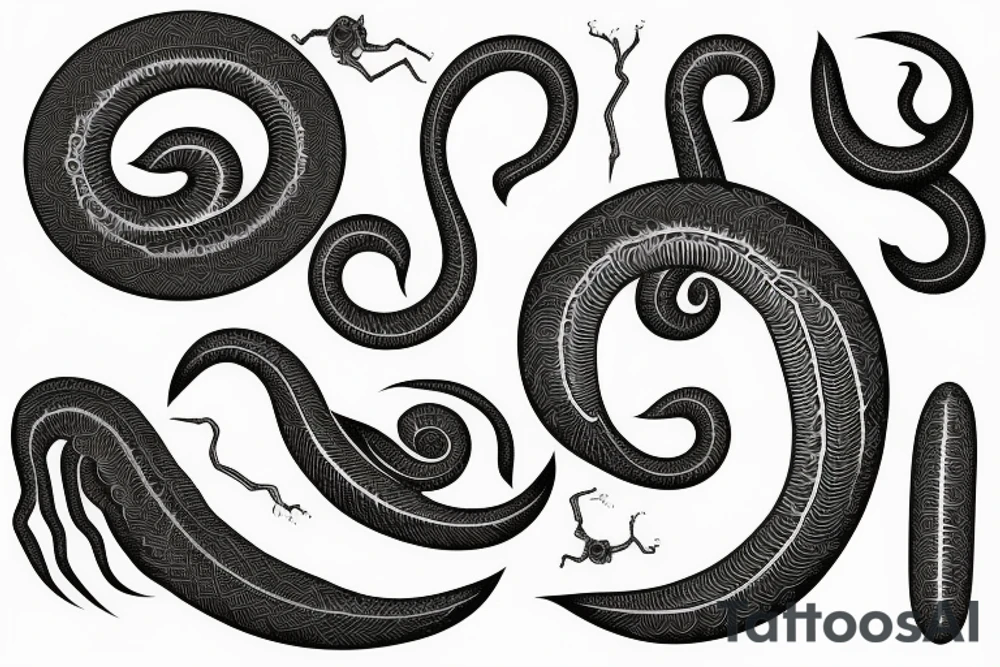 centipede circle tattoo idea