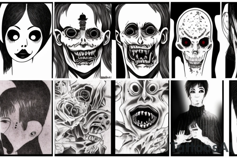 creepy tattoo idea