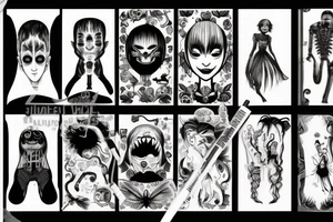 creepy tattoo idea