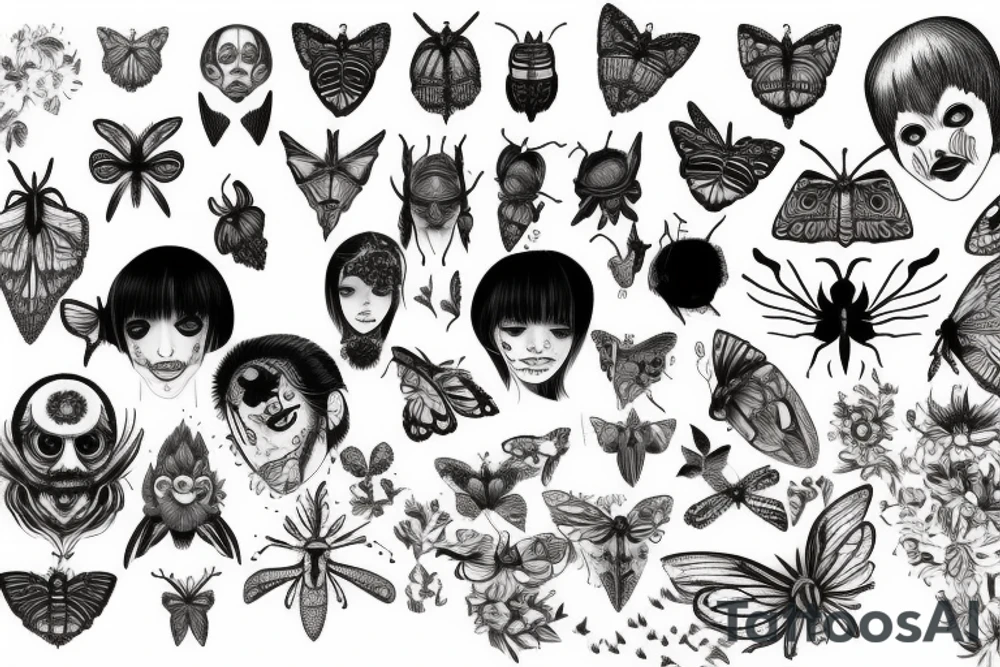 moth tattoo idea