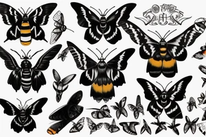 deaths head hawkmoth tattoo idea