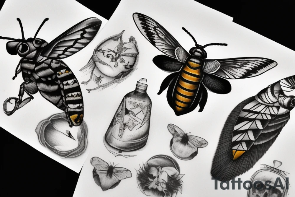 deaths head hawkmoth tattoo idea