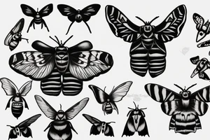 deaths head hawkmoth tattoo idea