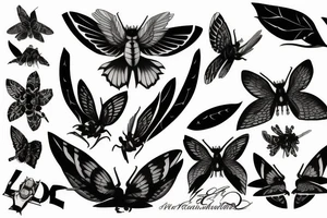 death hawkmoth tattoo idea