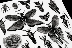 death hawkmoth tattoo idea