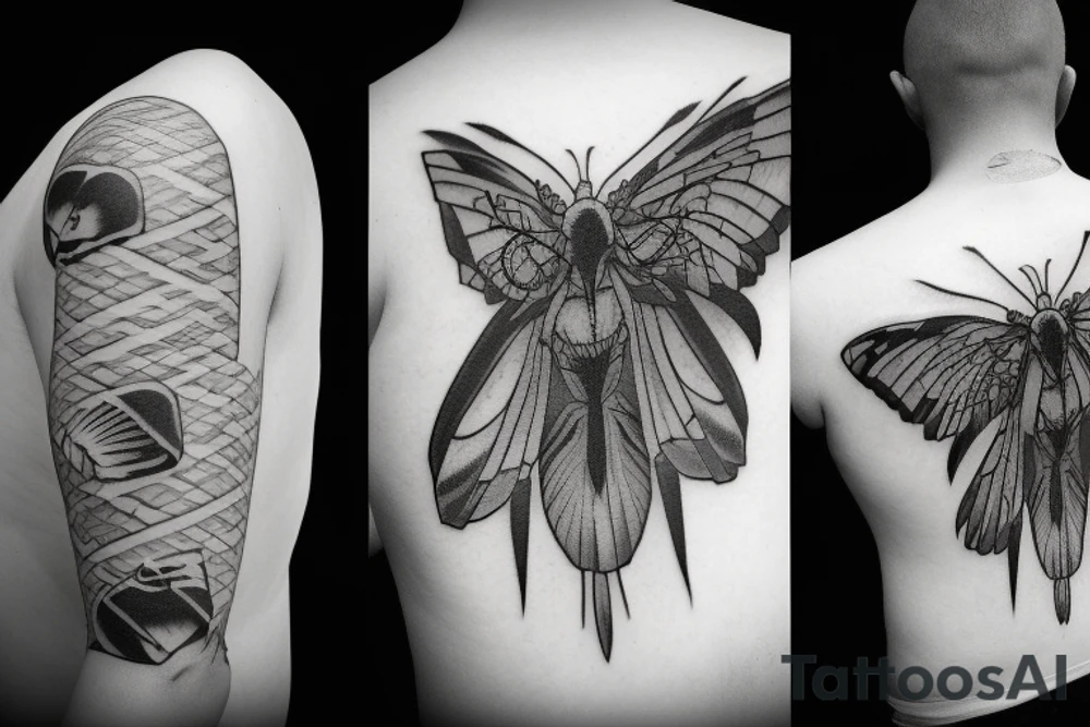 death hawkmoth tattoo idea