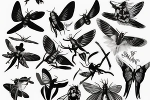 death hawkmoth tattoo idea
