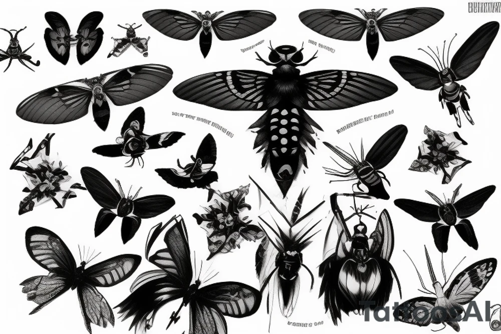 death hawkmoth tattoo idea