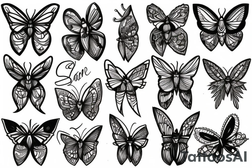 moth tattoo idea