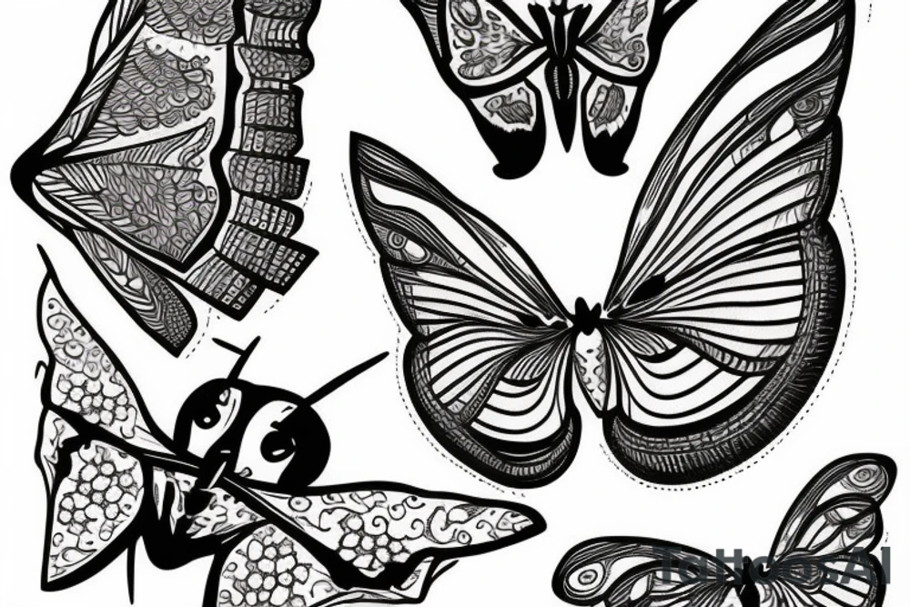 moth tattoo idea