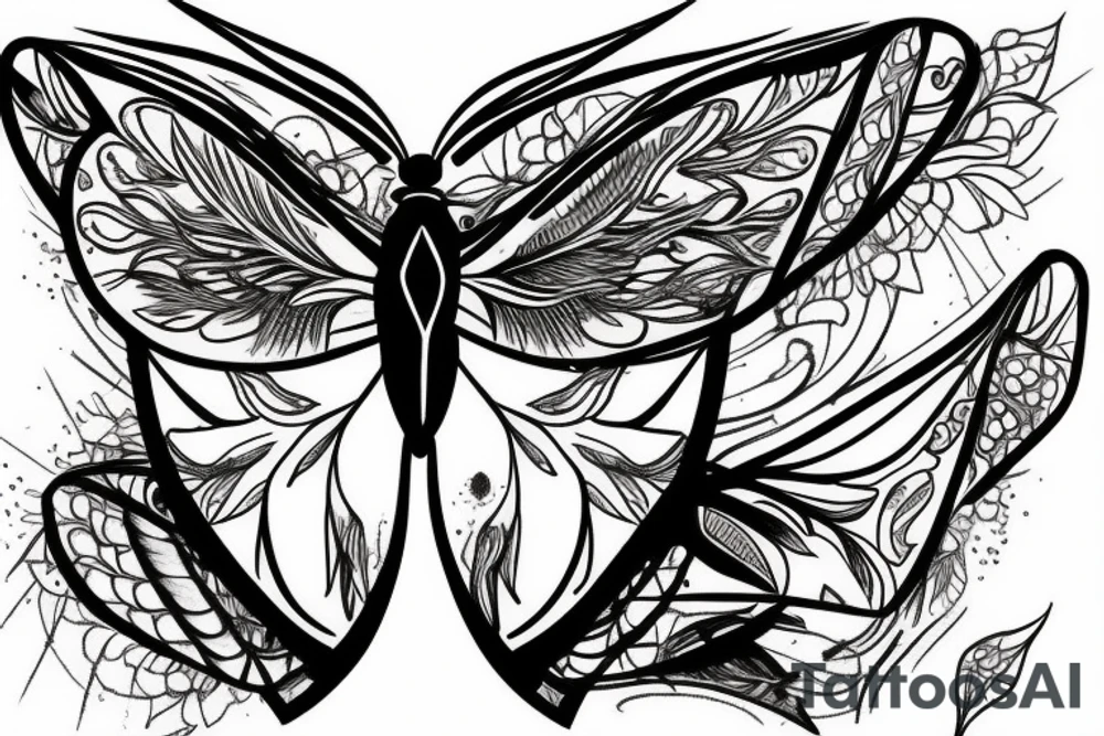 moth eyes goth tattoo idea