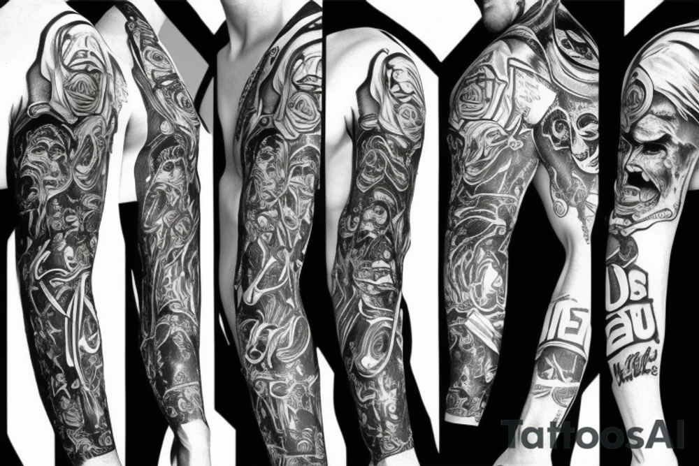 Jesus hoodie tattoo idea