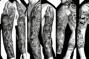 Jesus hoodie tattoo idea