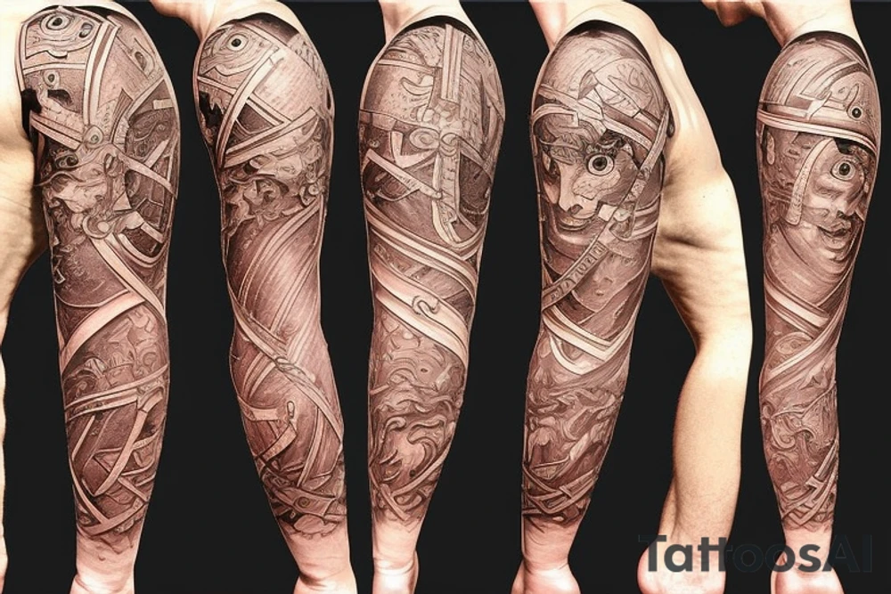 Atlas titan as in Greek mythology tattoo idea
