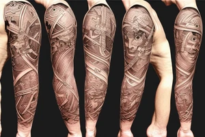 Atlas titan as in Greek mythology tattoo idea