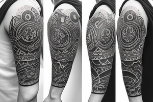 Design a tattoo for placement on the shoulder, which creatively incorporates the hamsa hand ,  basketball, and a lion. tattoo idea