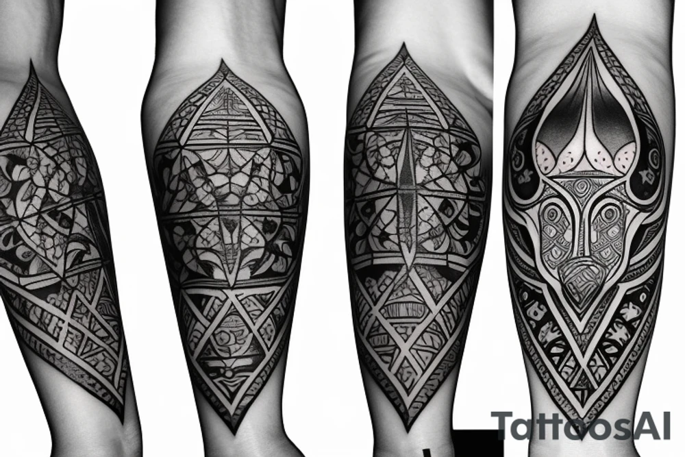 Design a tattoo for placement on the shoulder, which incorporates the hamsa hand , basketball, and a lion. tattoo idea