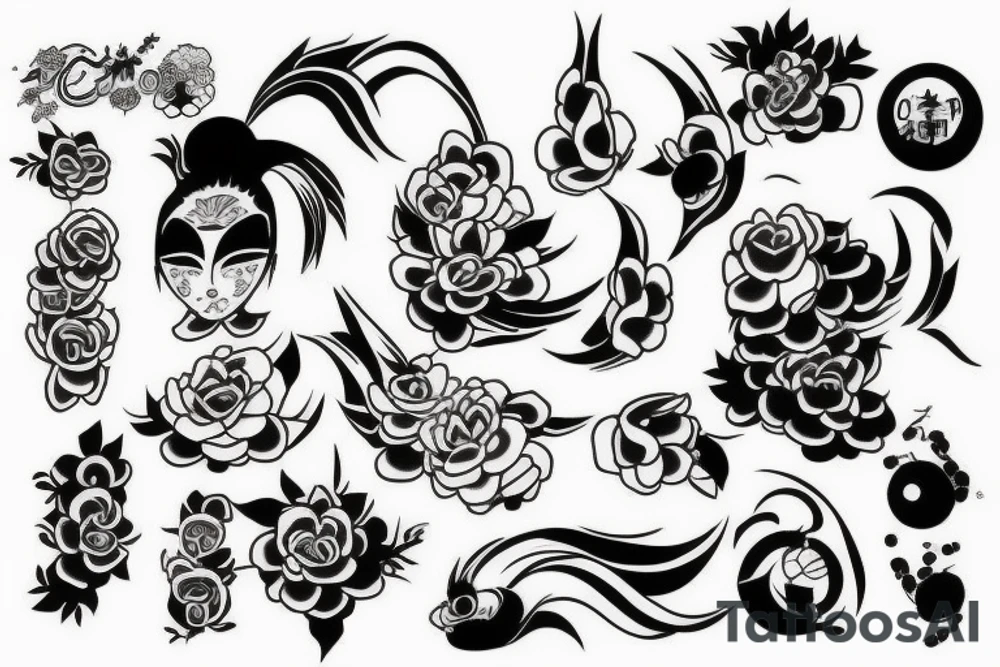 neo japanese style tattoo tattoo idea