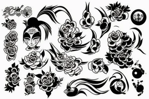 neo japanese style tattoo tattoo idea