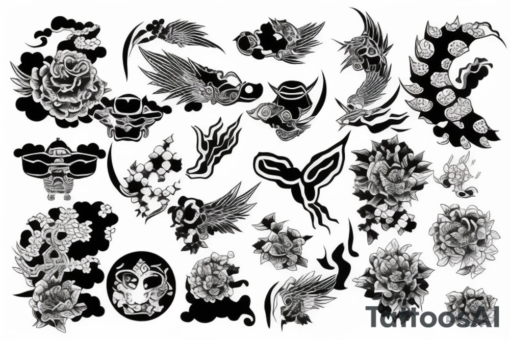 neo japanese style tattoo tattoo idea