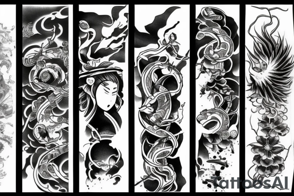 neo japanese style tattoo tattoo idea