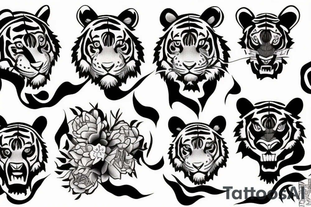 tiger tattoo idea