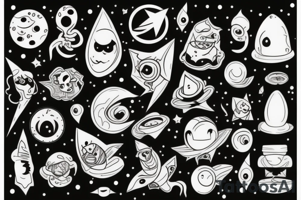 Universe tattoo idea