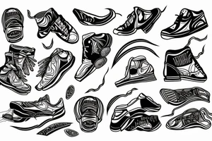 Runner and Lightning tattoo idea