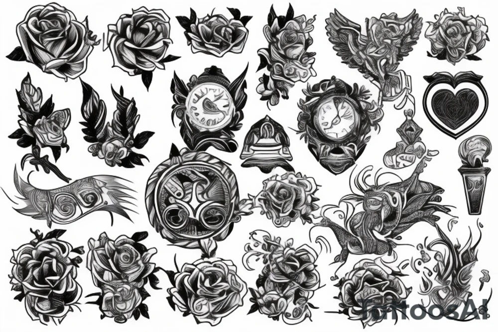 running tattoo idea